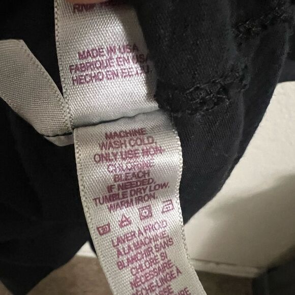 Velvet by Graham & Spencer's Sibel Cotton Contrast Ruffle Dress Black Size M - Picture 10 of 12